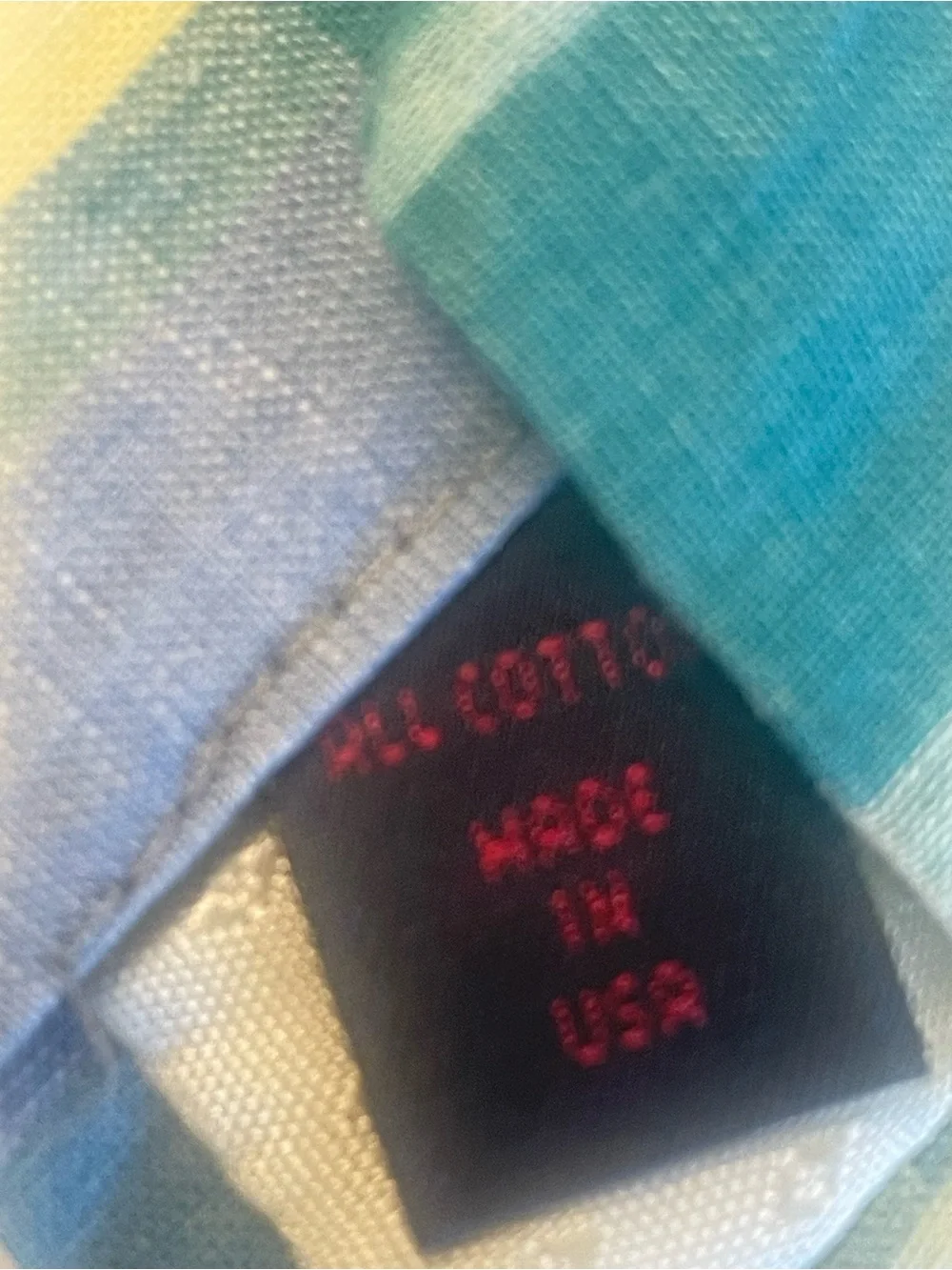 Rooster Madras Tie  Pastels Blue Pink White   Strawbridge & Clothier  Vintage